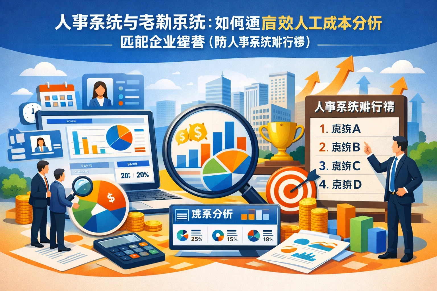 人事系统与考勤系统:如何通过高效人工成本分析匹配企业经营(附人事系统排行榜)