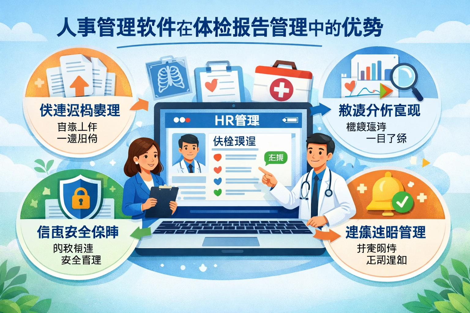 人事管理软件在体检报告管理中的优势