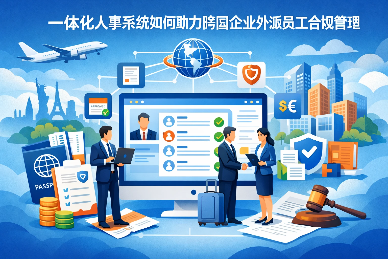 一体化人事系统如何助力跨国企业外派员工合规管理