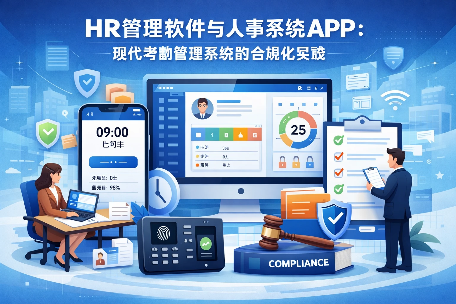 HR管理软件与人事系统APP：现代考勤管理系统的合规化实践