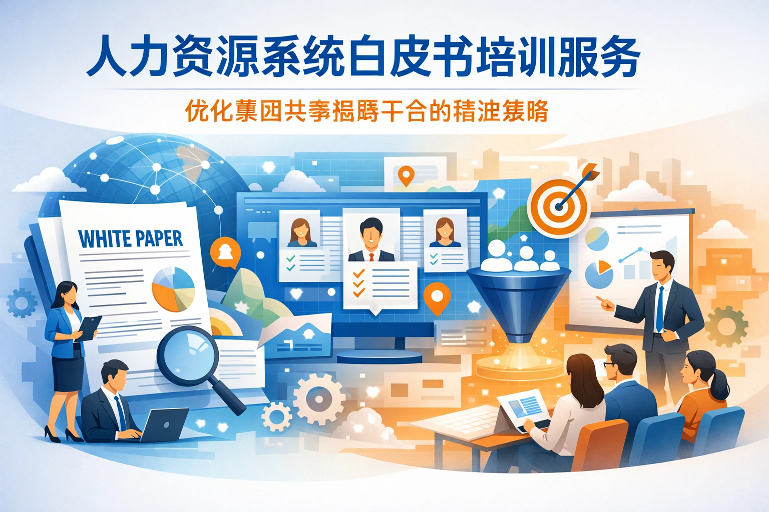 人力资源系统白皮书与培训服务：优化集团共享招聘平台的精准策略