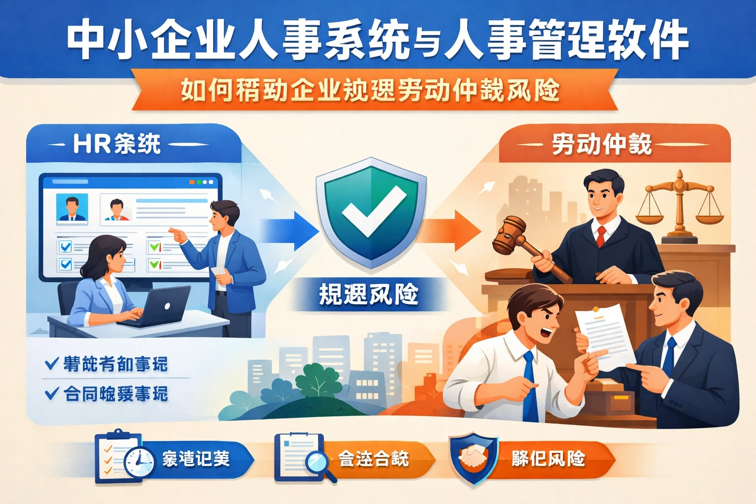 中小企业人事系统与人事管理软件如何帮助企业规避劳动仲裁风险