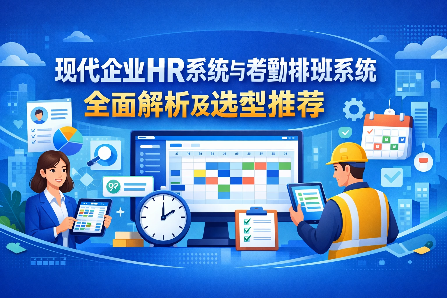 现代企业HR系统与考勤排班系统全面解析及选型推荐