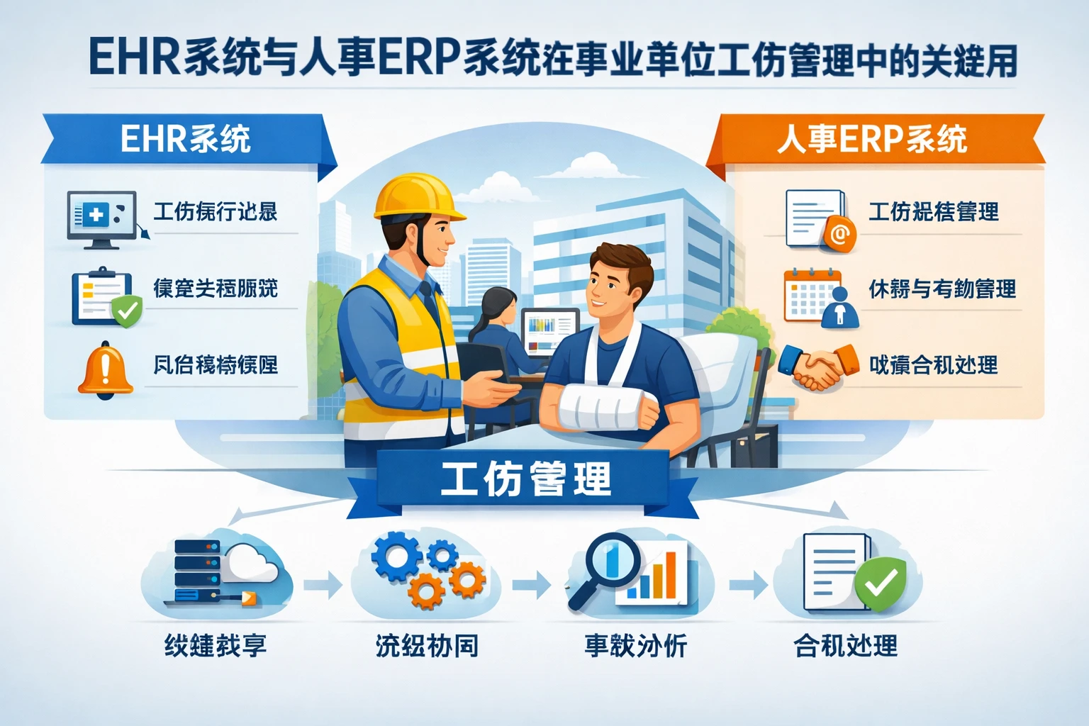 ehr系统与人事ERP系统在事业单位工伤管理中的关键作用