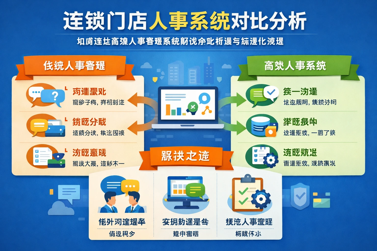 连锁门店人事系统对比分析：如何通过高效人事管理系统解决企业沟通与标准化难题