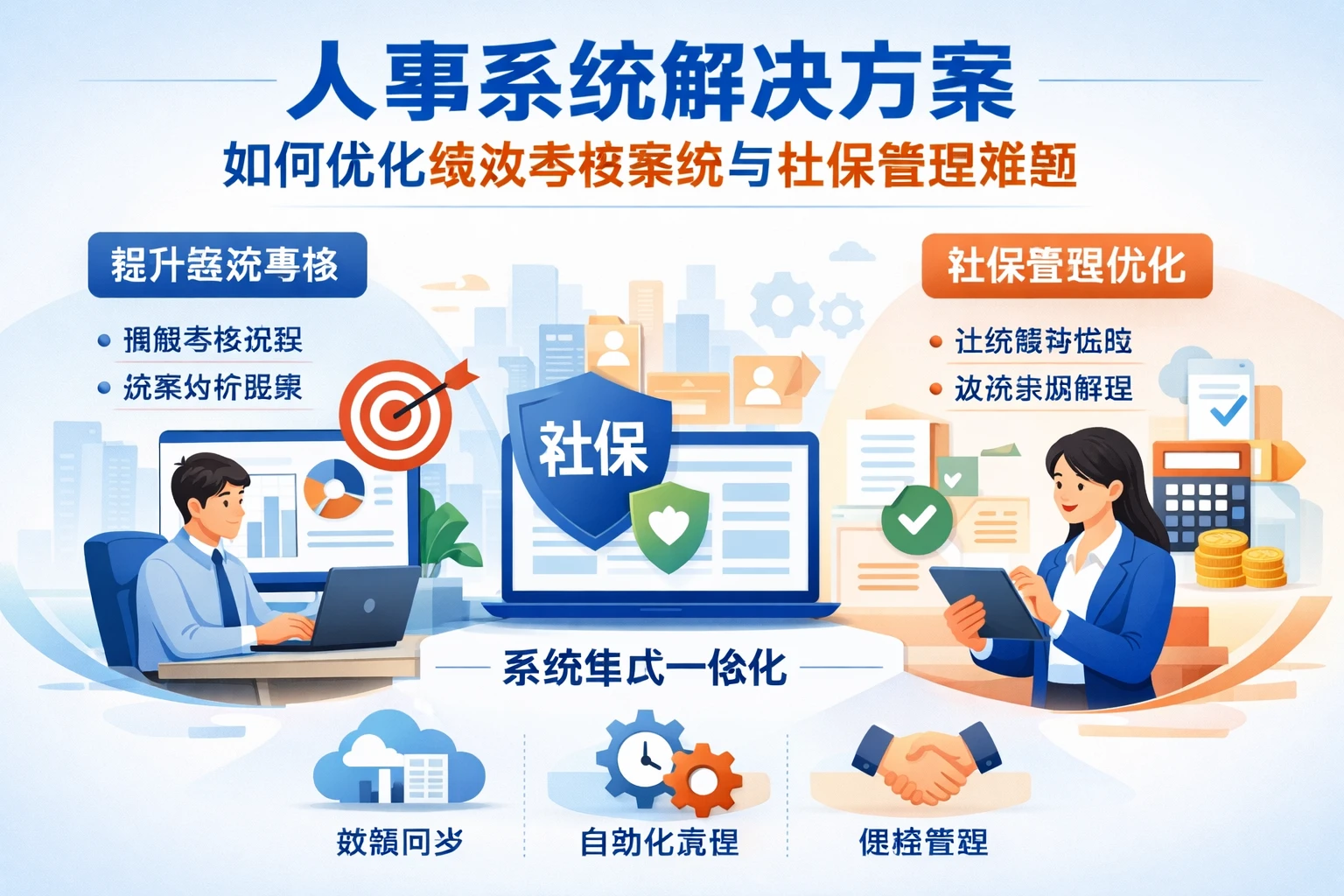 人事系统解决方案如何优化绩效考核系统与社保管理难题