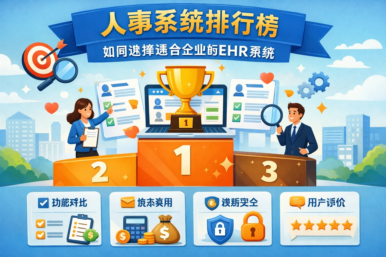 人事系统排行榜：如何选择适合企业的ehr系统