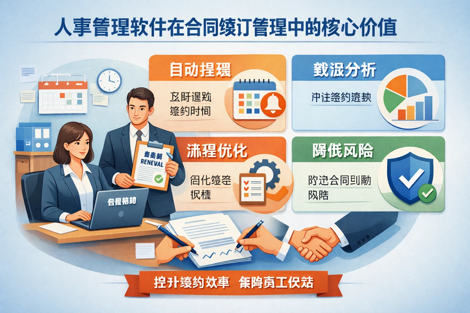 人事管理软件在合同续订管理中的核心价值