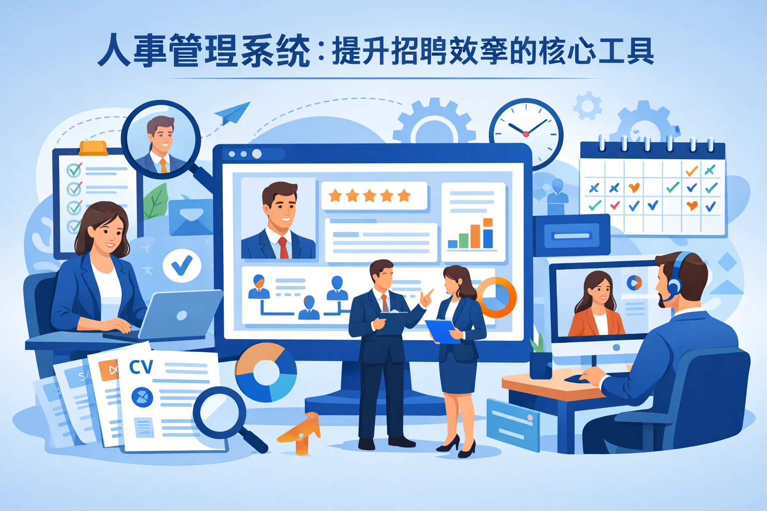人事管理系统：提升招聘效率的核心工具