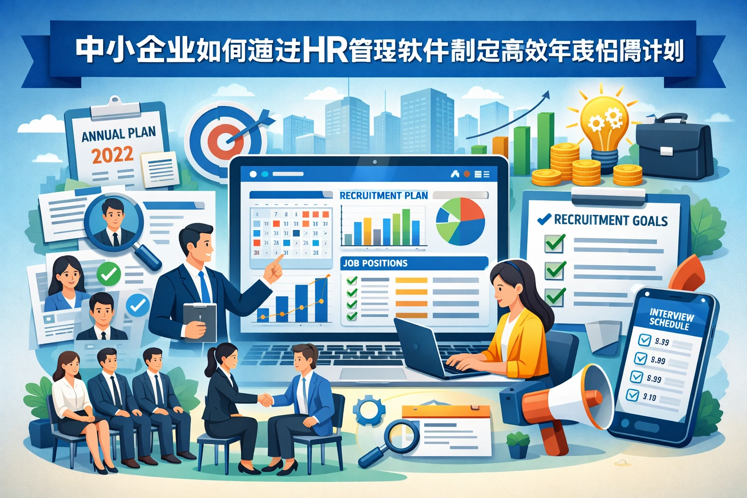 中小企业如何通过HR管理软件制定高效年度招聘计划