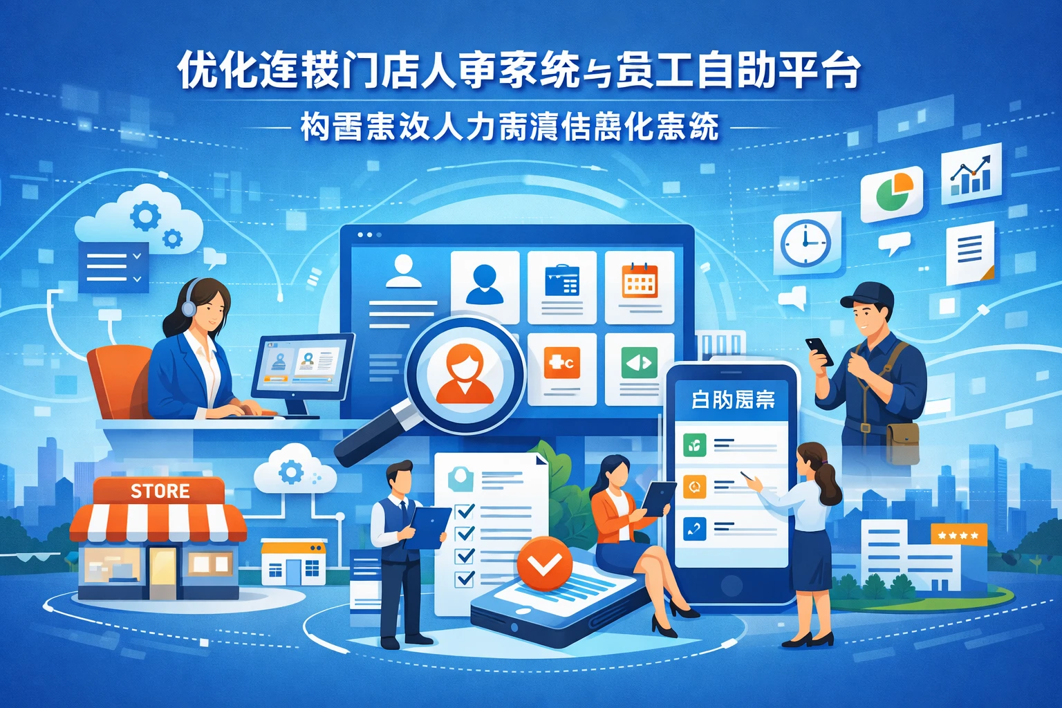 优化连锁门店人事系统与员工自助平台,构建高效人力资源信息化系统