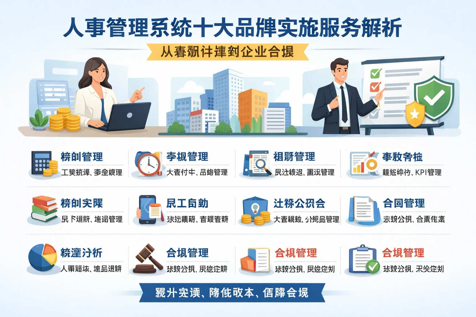 人事管理系统十大品牌实施服务解析：从薪酬计算到企业合规