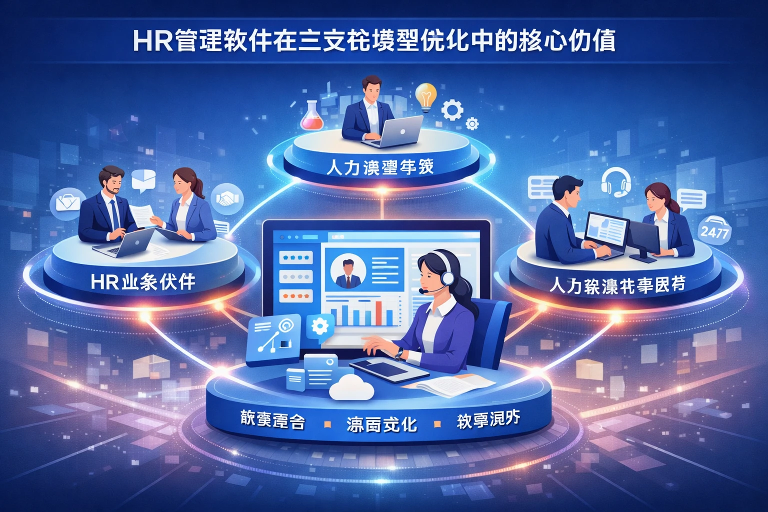 HR管理软件在三支柱模型优化中的核心价值