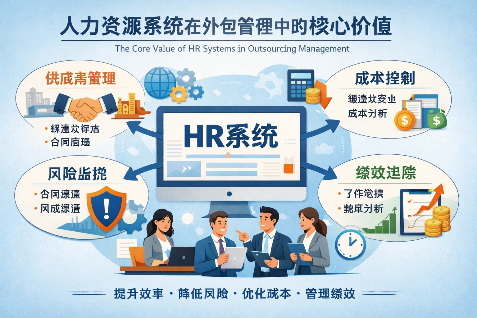 人力资源系统在外包管理中的核心价值