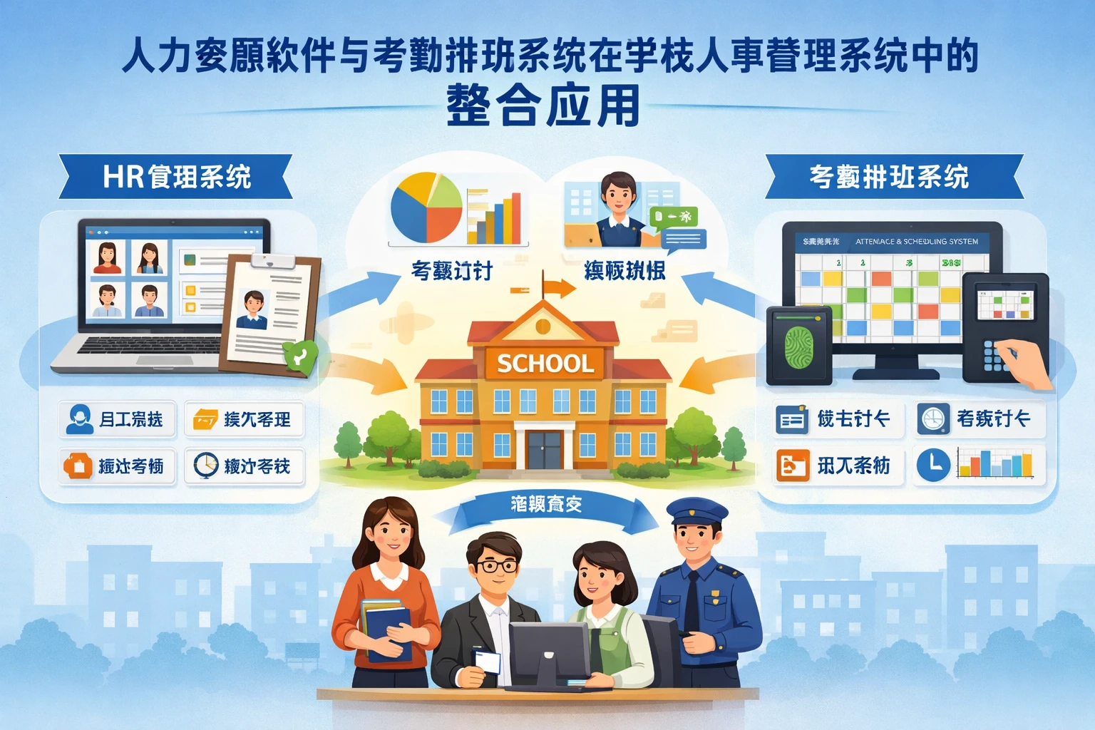 人力资源软件与考勤排班系统在学校人事管理系统中的整合应用