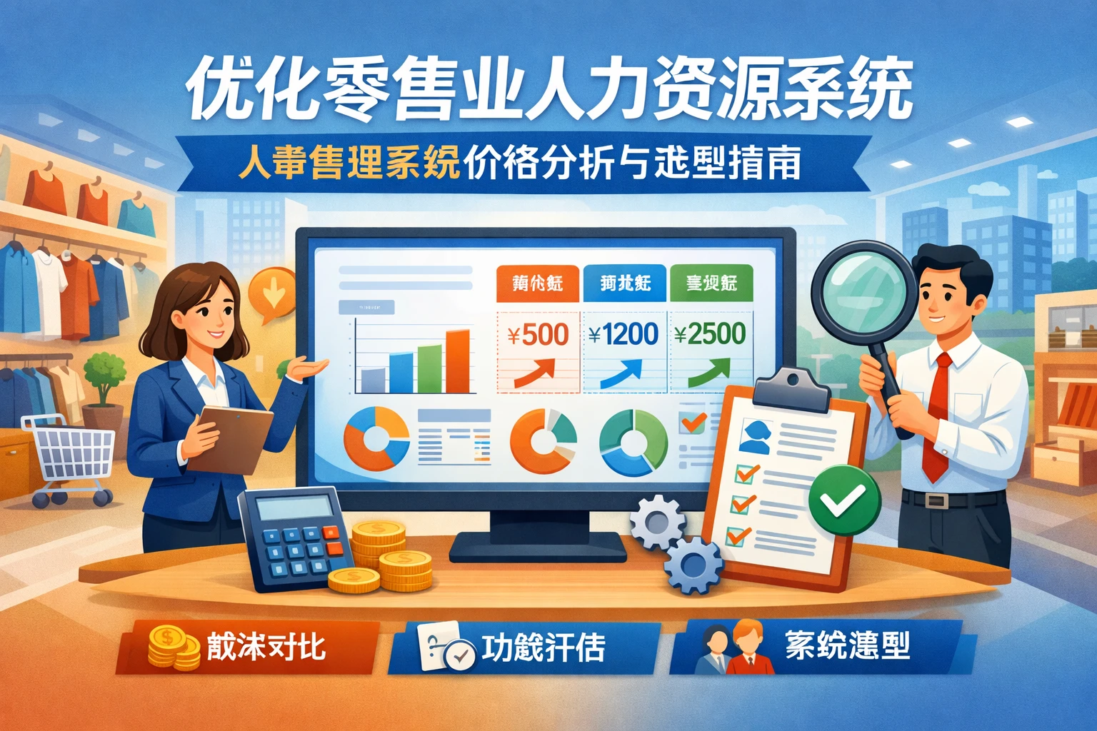 优化零售业人力资源系统：人事管理系统价格分析与选型指南