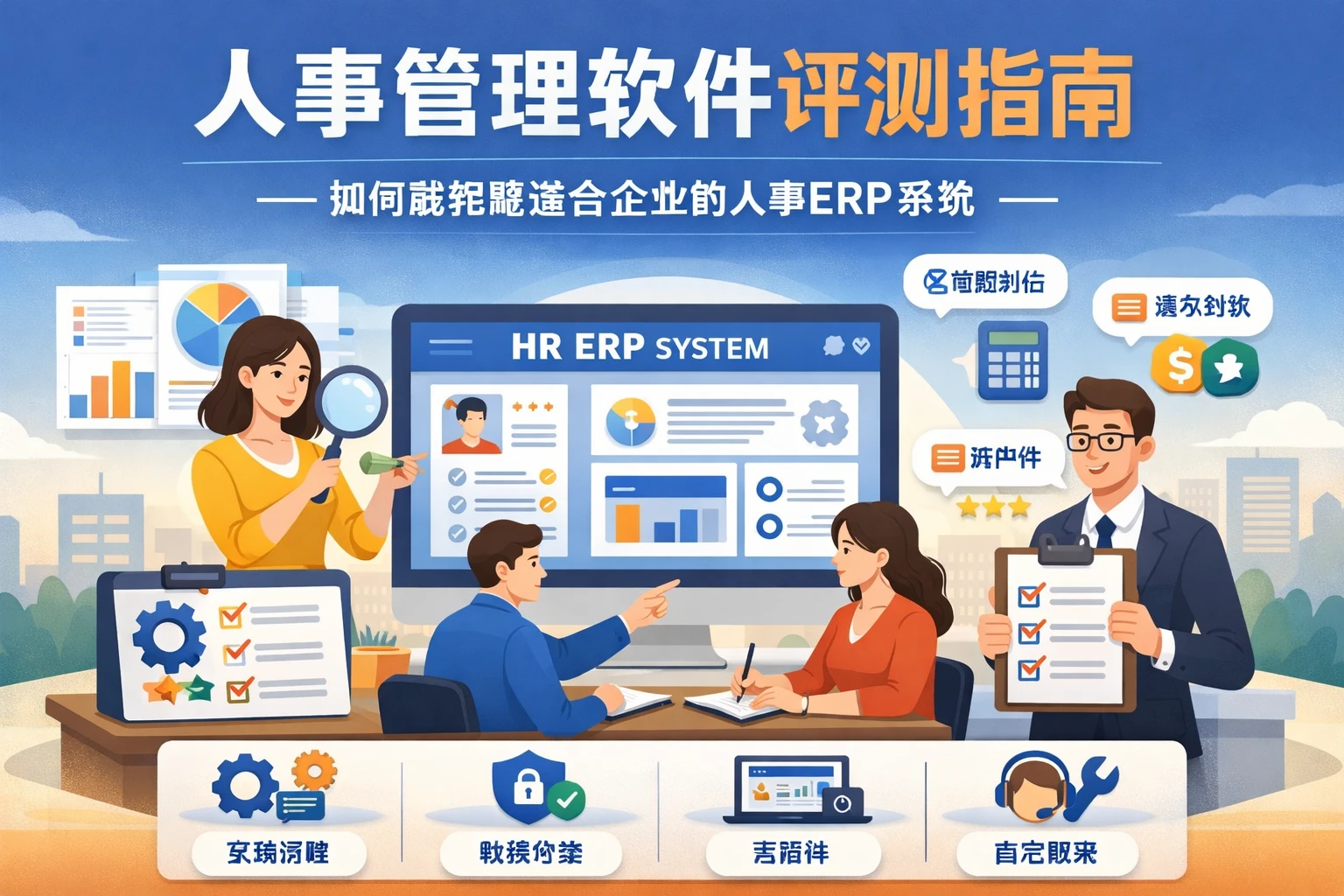 人事管理软件评测指南：如何选择最适合企业的人事ERP系统