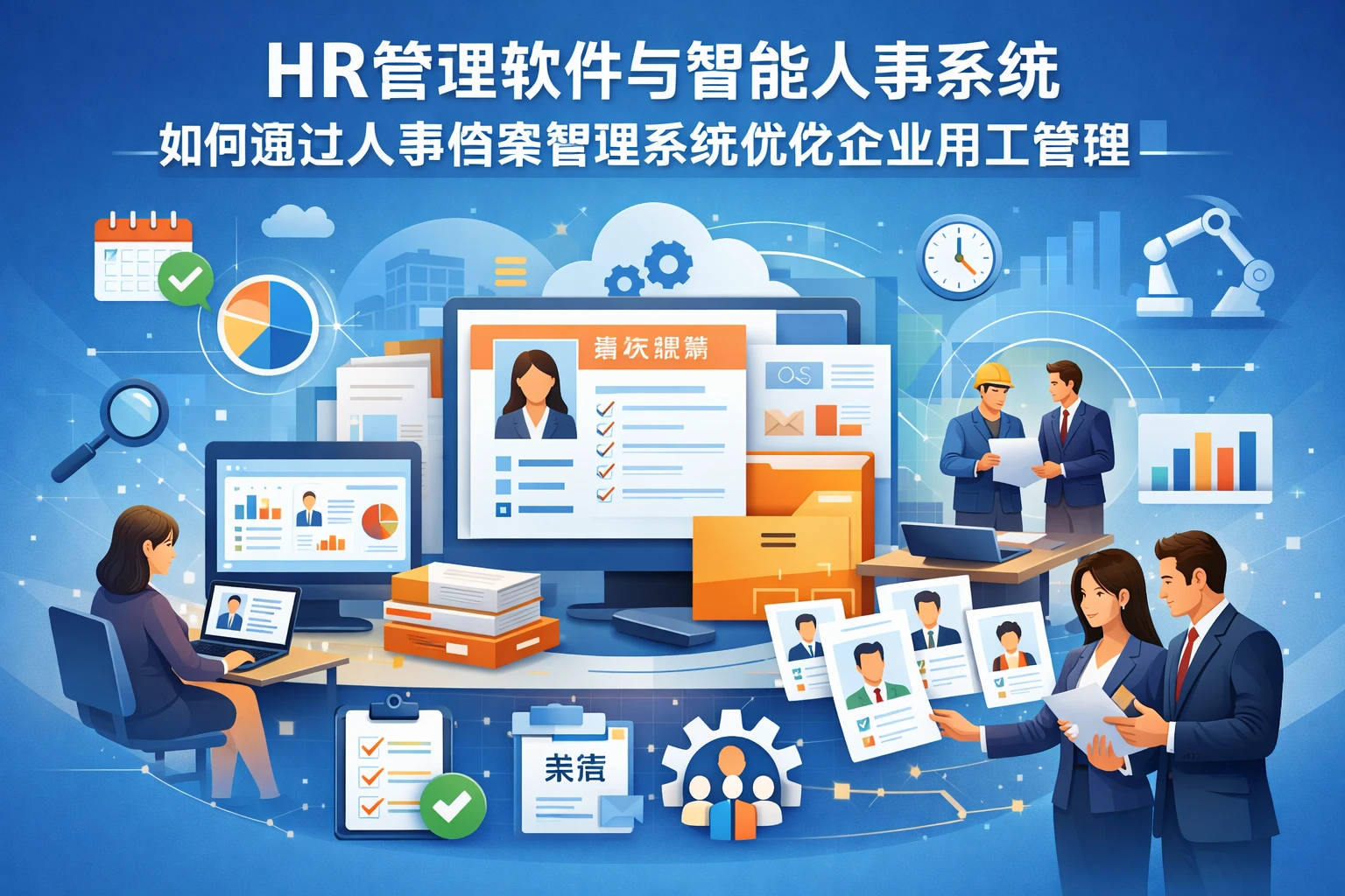HR管理软件与智能人事系统如何通过人事档案管理系统优化企业用工管理