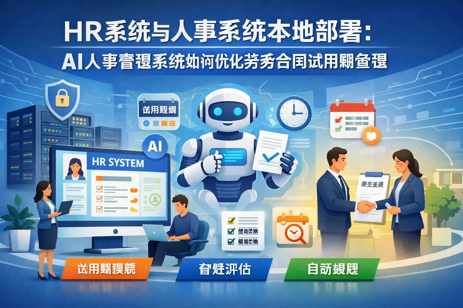 HR系统与人事系统本地部署：AI人事管理系统如何优化劳务合同试用期管理