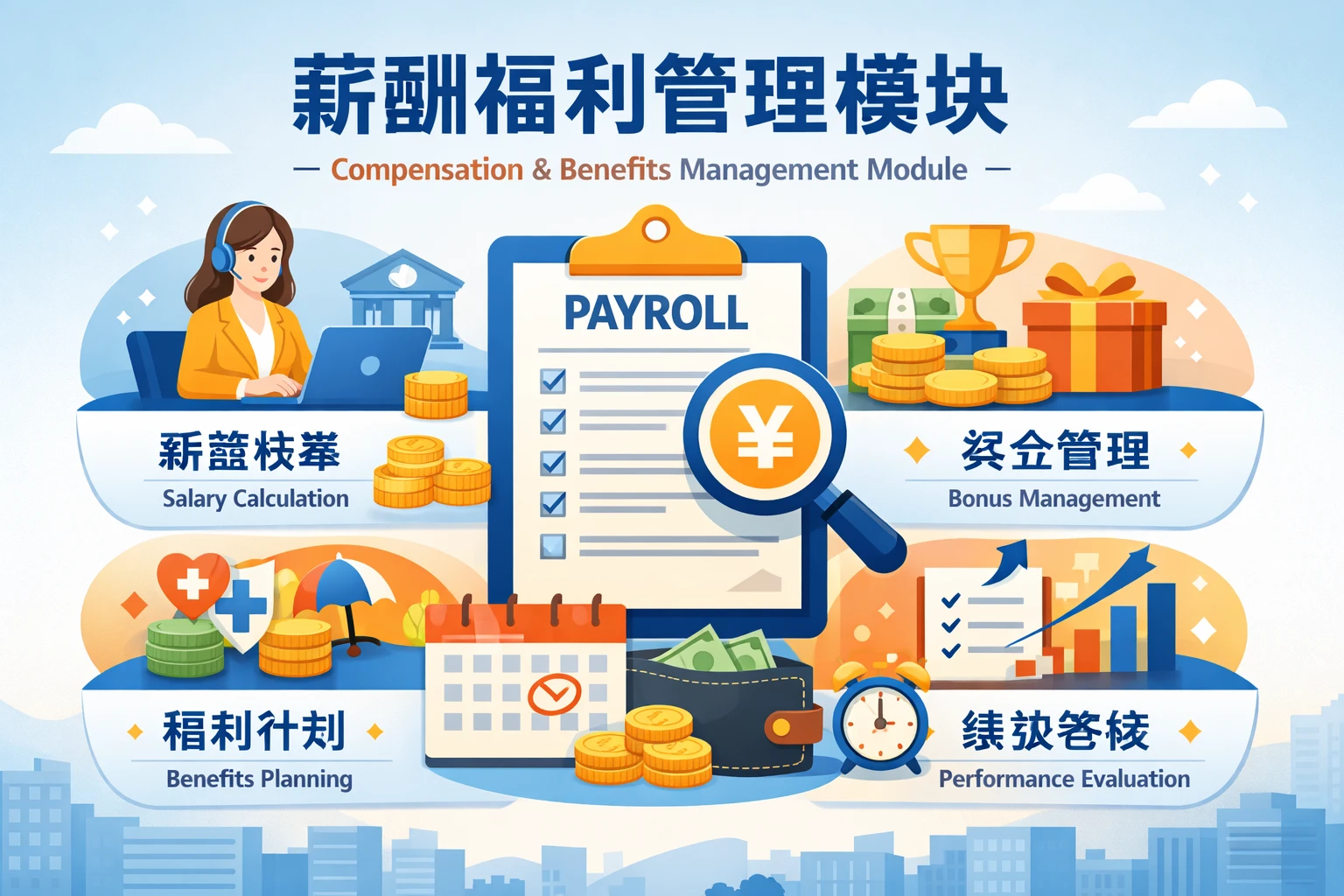 薪酬福利管理模块