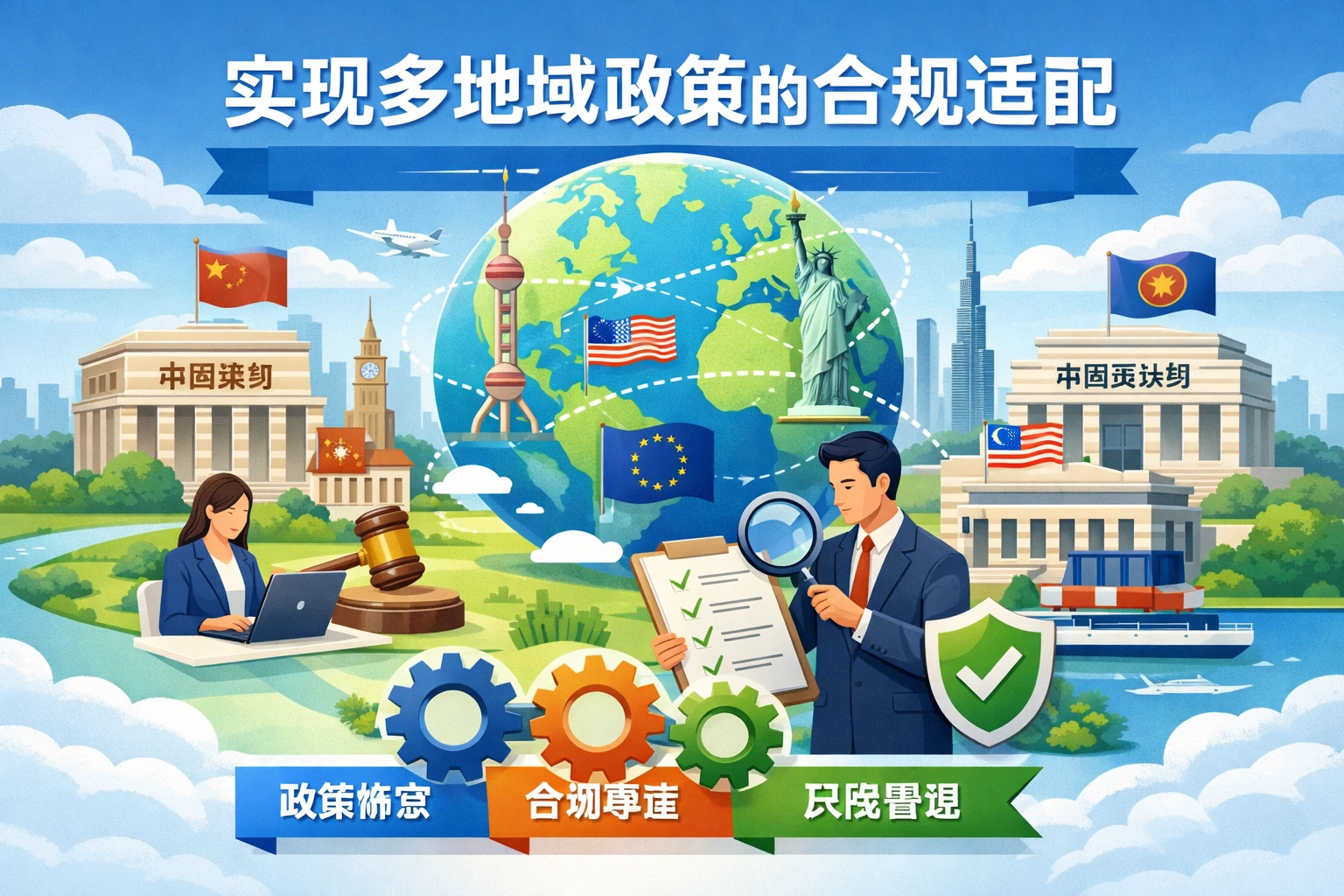 实现多地域政策的合规适配