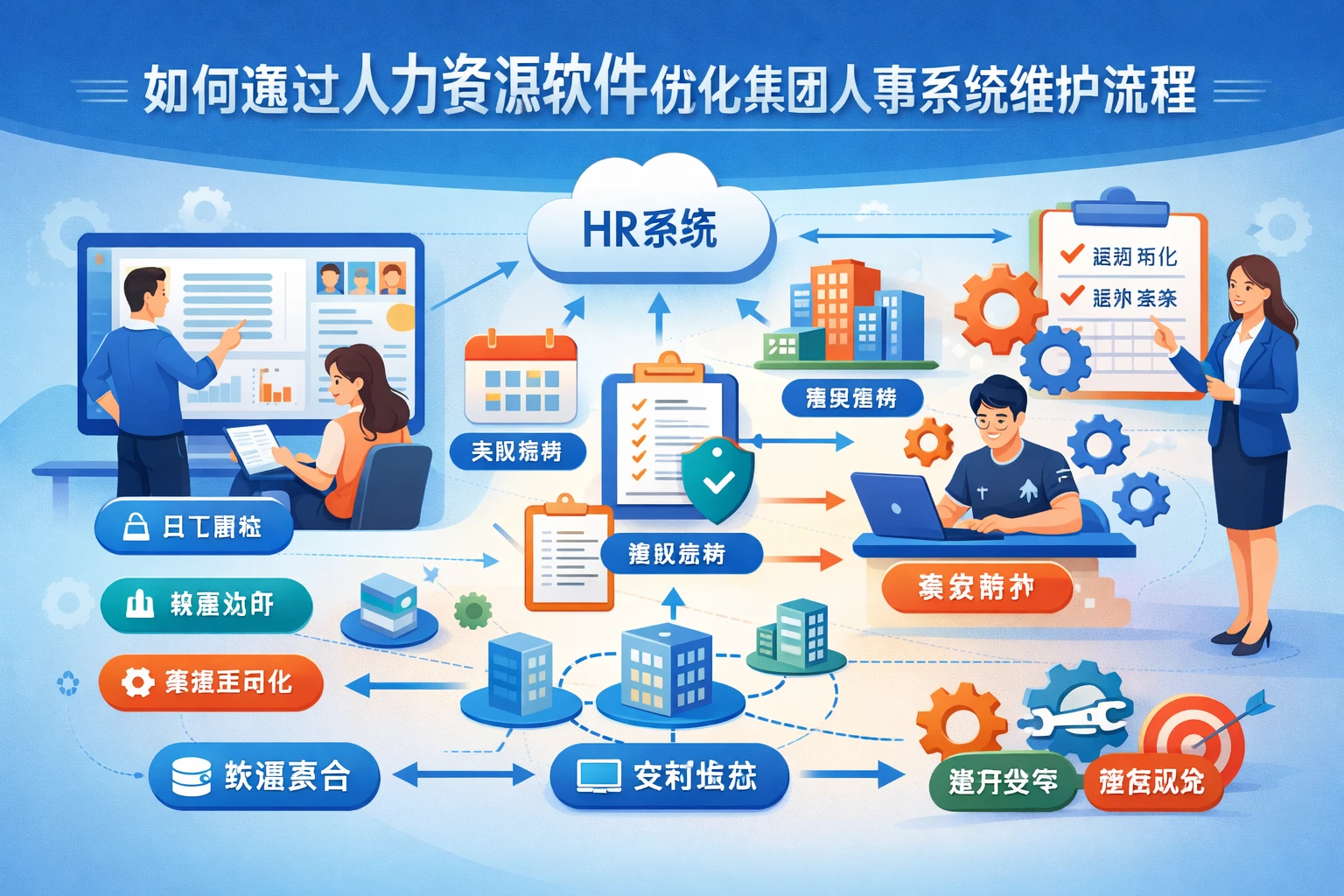 如何通过人力资源软件优化集团人事系统维护流程