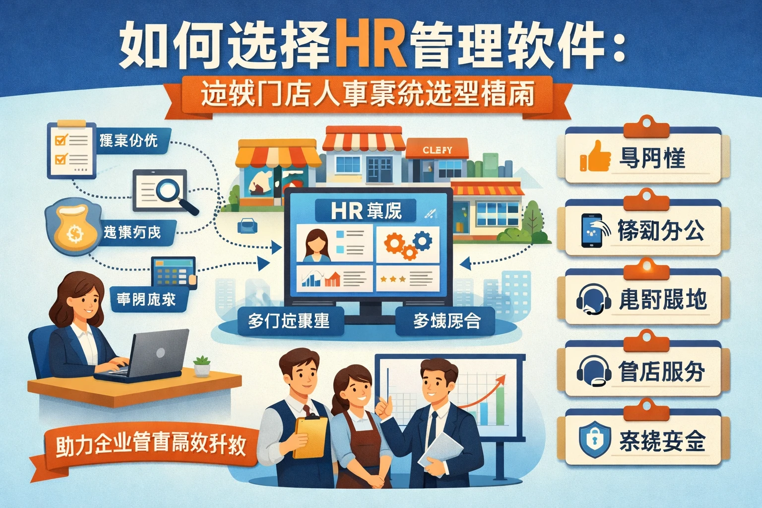 如何选择HR管理软件：连锁门店人事系统选型指南