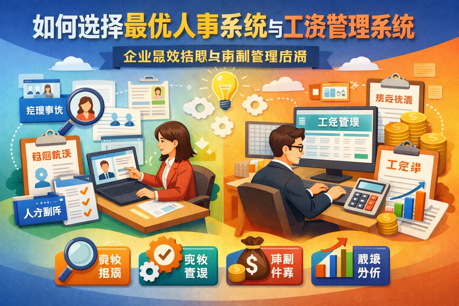 如何选择最优人事系统与工资管理系统：企业高效招聘与薪酬管理指南