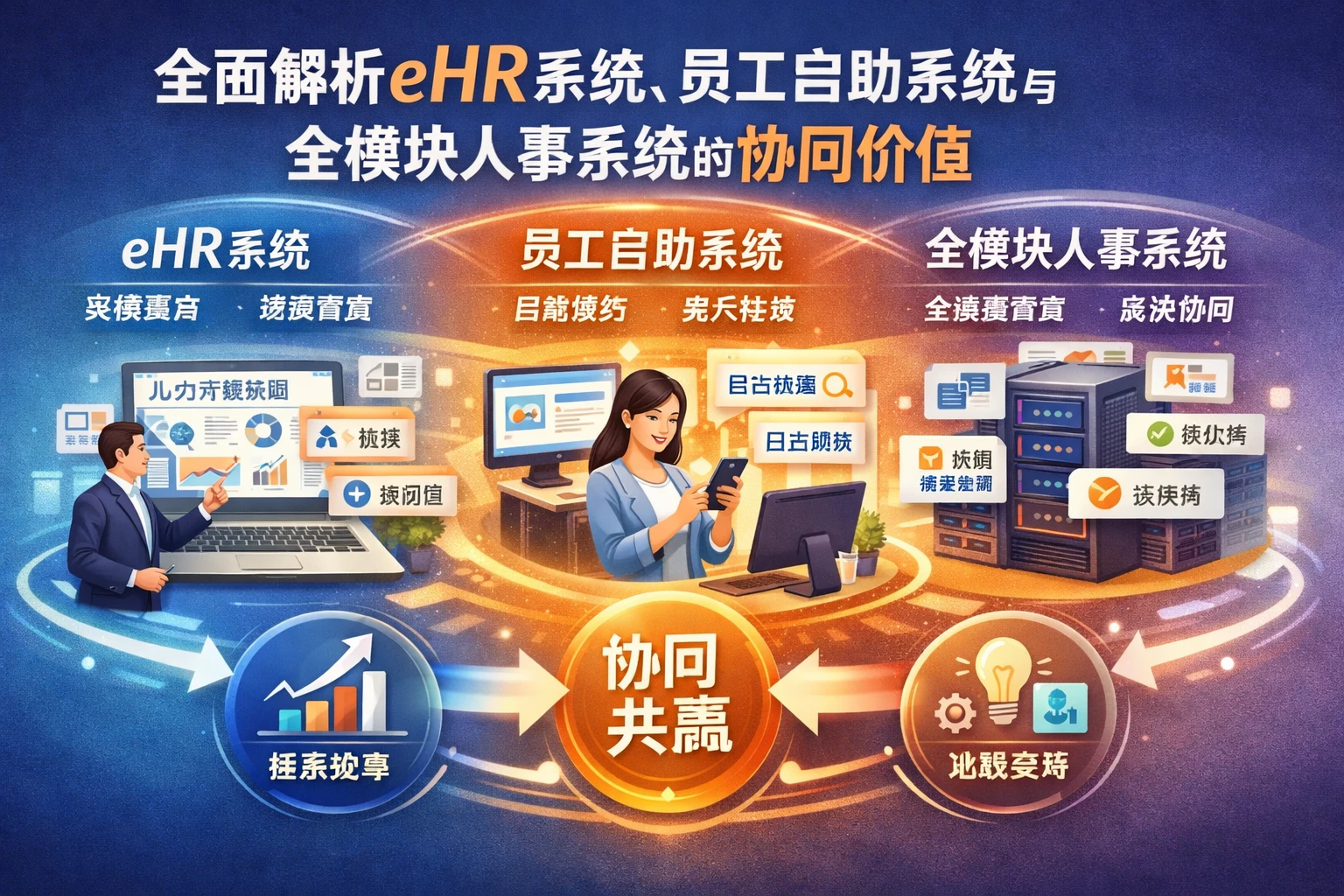 全面解析eHR系统、员工自助系统与全模块人事系统的协同价值