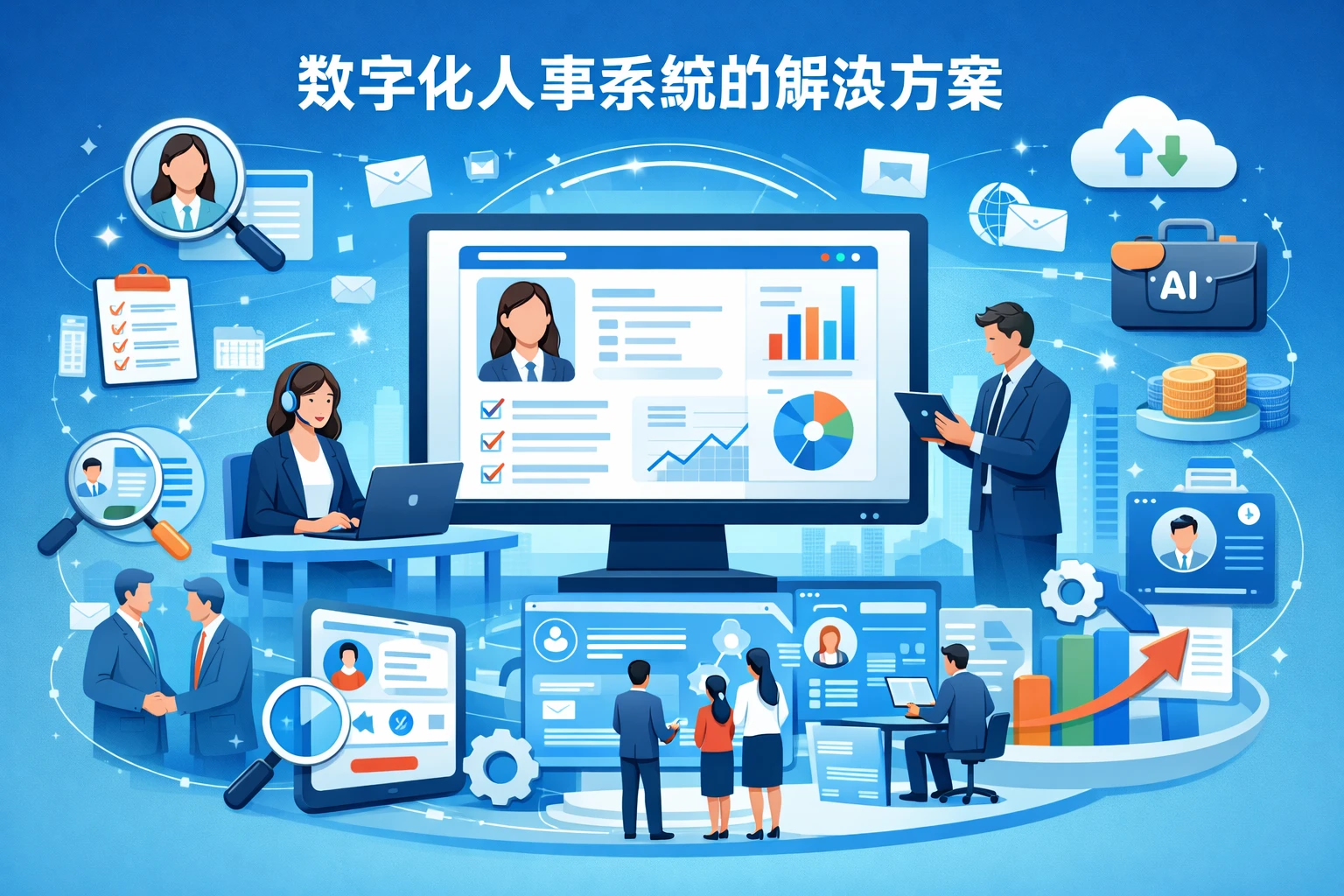 数字化人事系统的解决方案