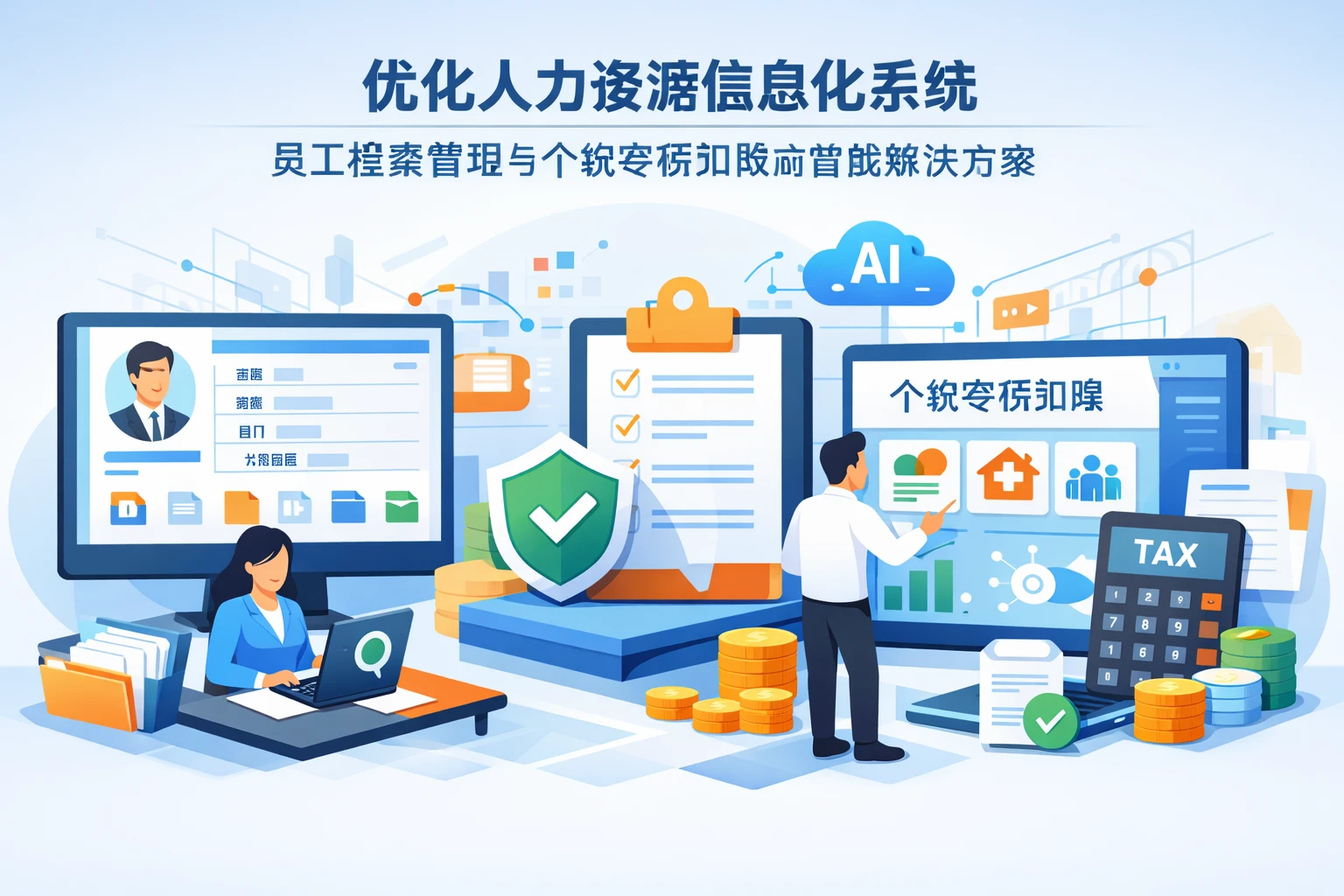 优化人力资源信息化系统：员工档案管理与个税专项扣除的智能解决方案