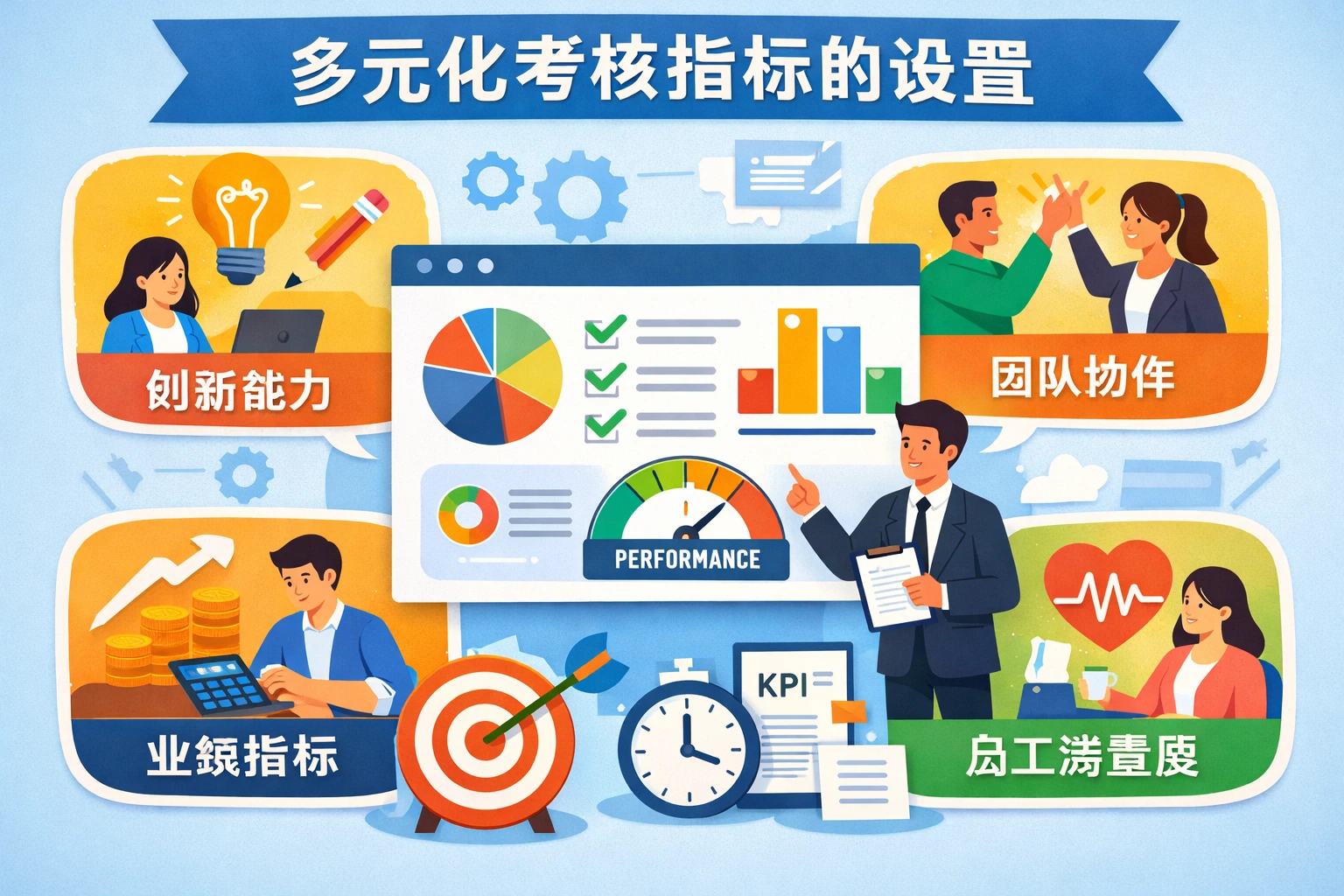 多元化考核指标的设置