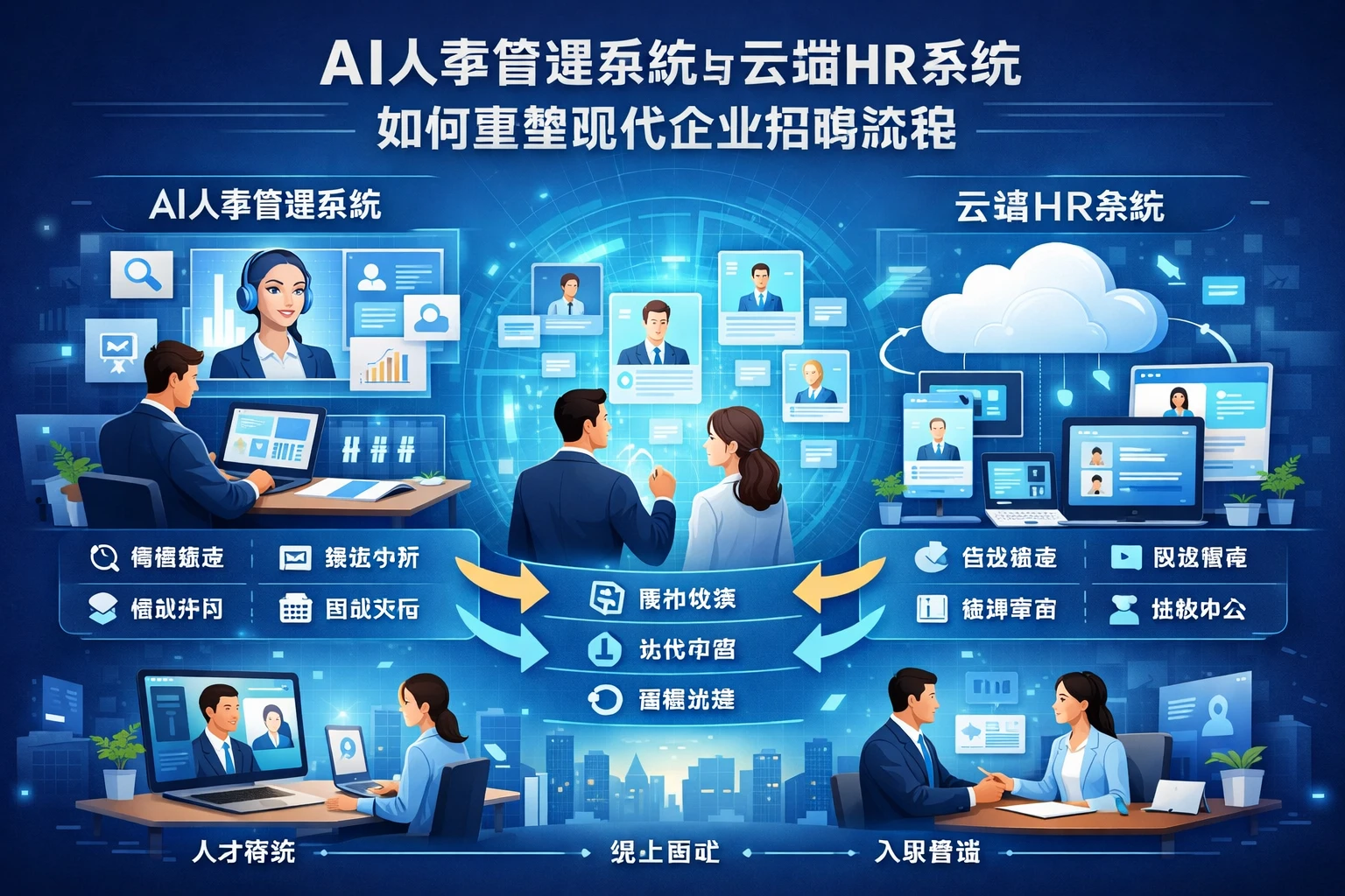 AI人事管理系统与云端HR系统如何重塑现代企业招聘流程