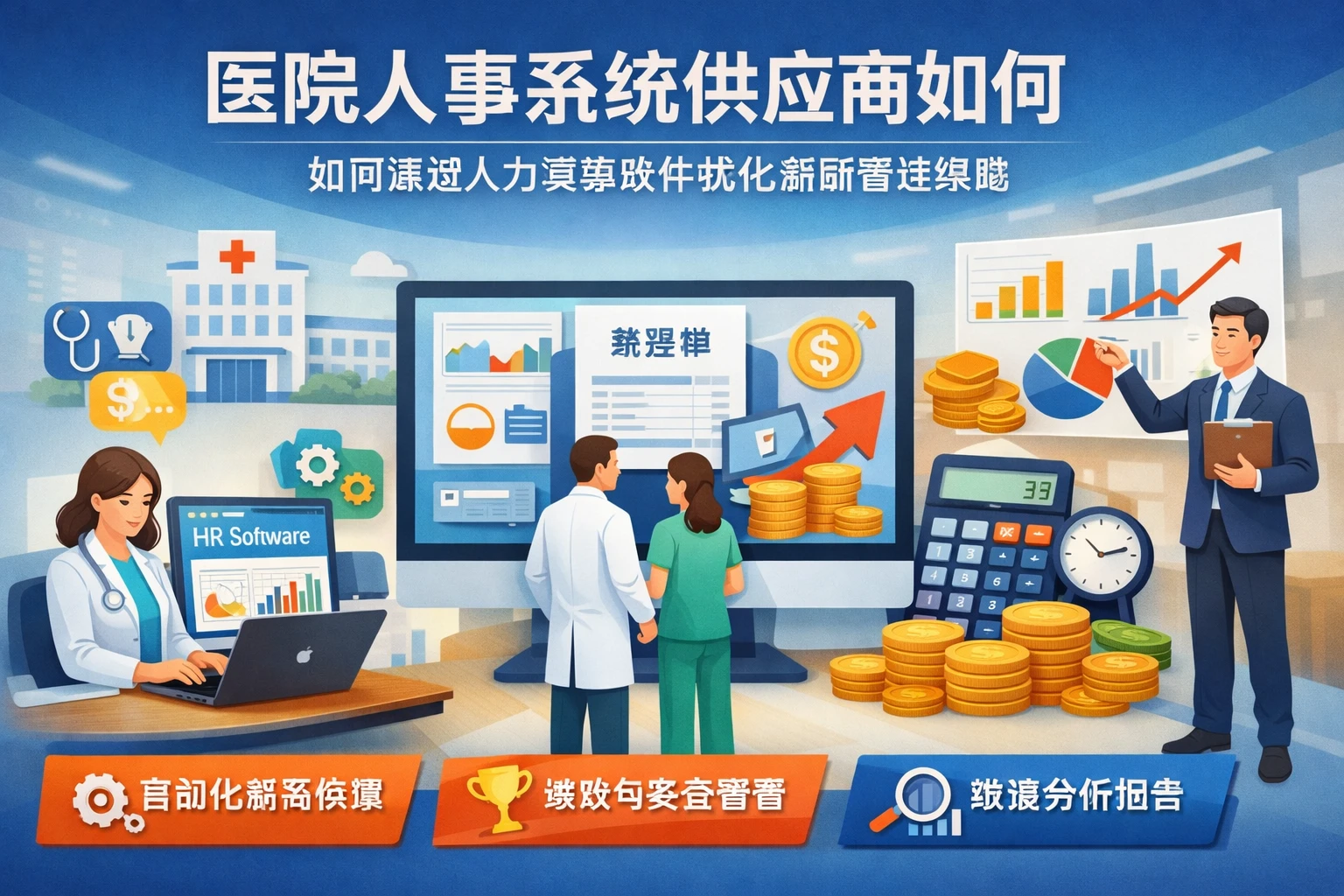 医院人事系统供应商如何通过人力资源软件优化薪酬管理策略