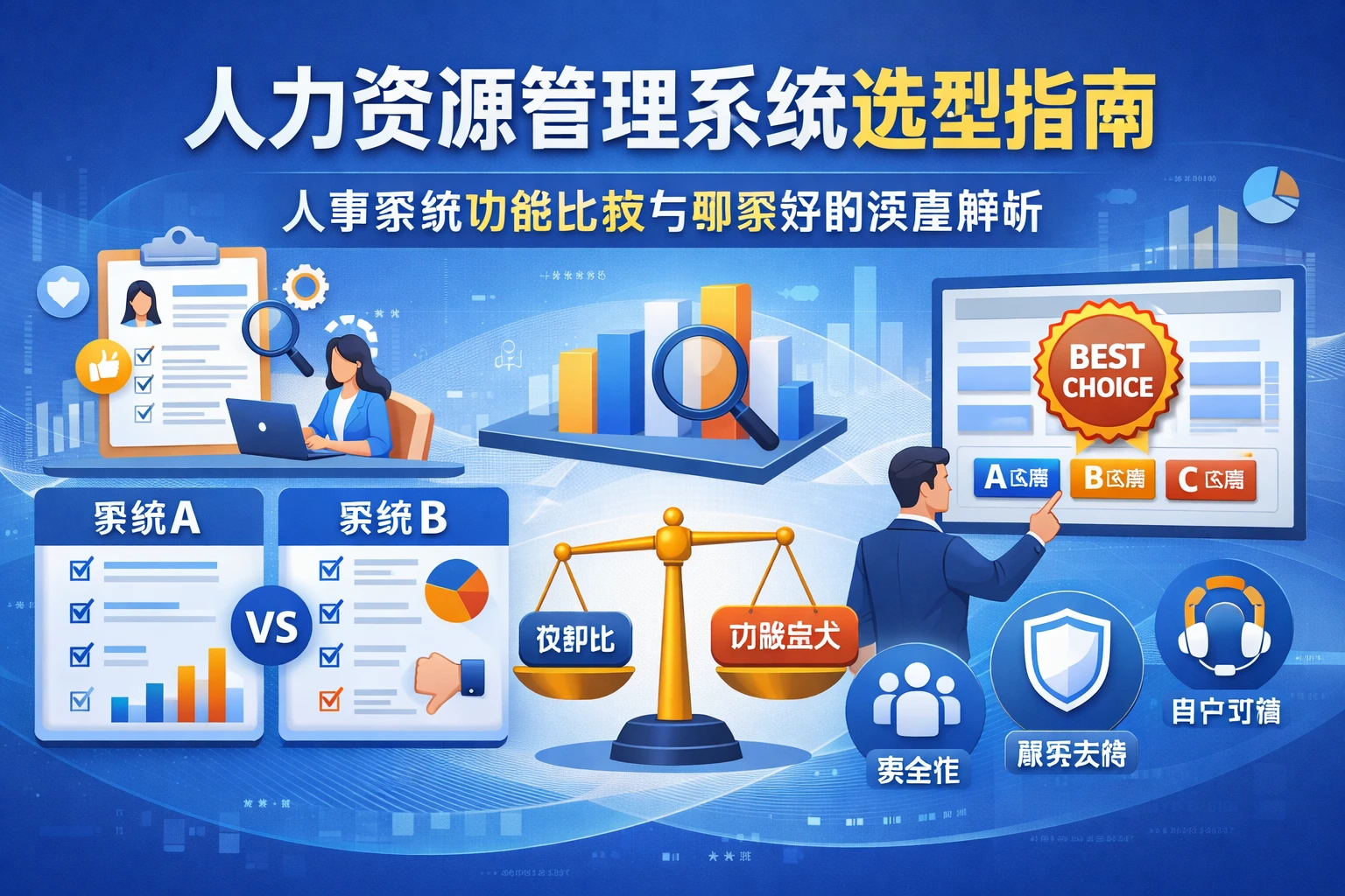 人力资源管理系统选型指南:人事系统功能比较与哪家好的深度解析