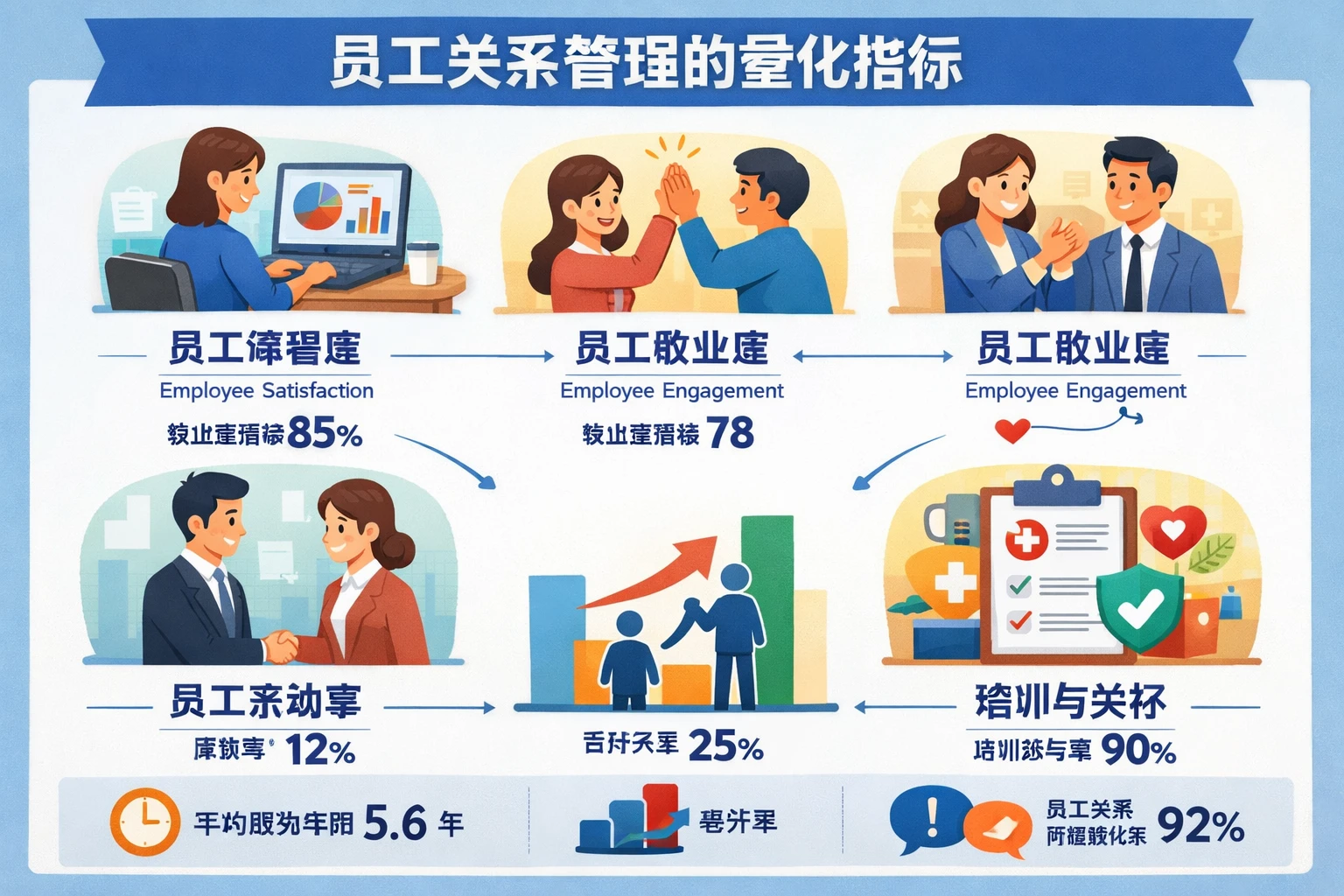 员工关系管理的量化指标