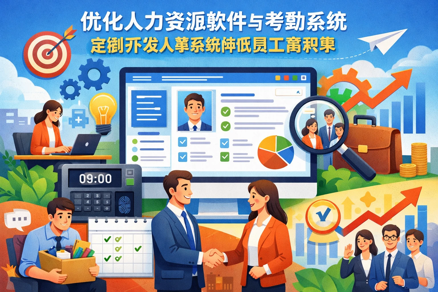 优化人力资源软件与考勤系统：定制开发人事系统降低员工离职率