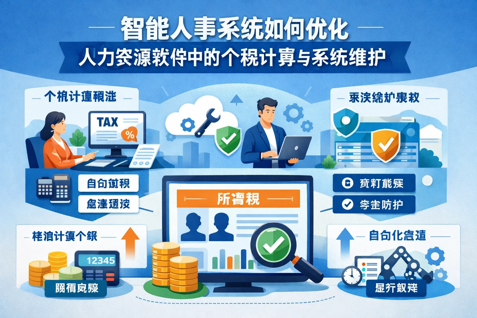 智能人事系统如何优化人力资源软件中的个税计算与系统维护