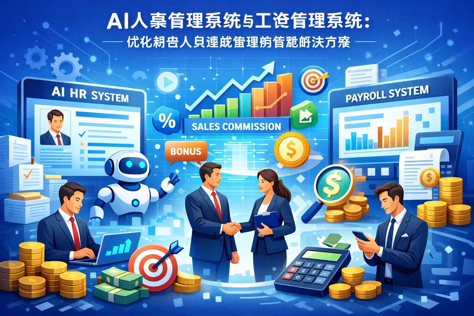 AI人事管理系统与工资管理系统：优化销售人员提成管理的智能解决方案