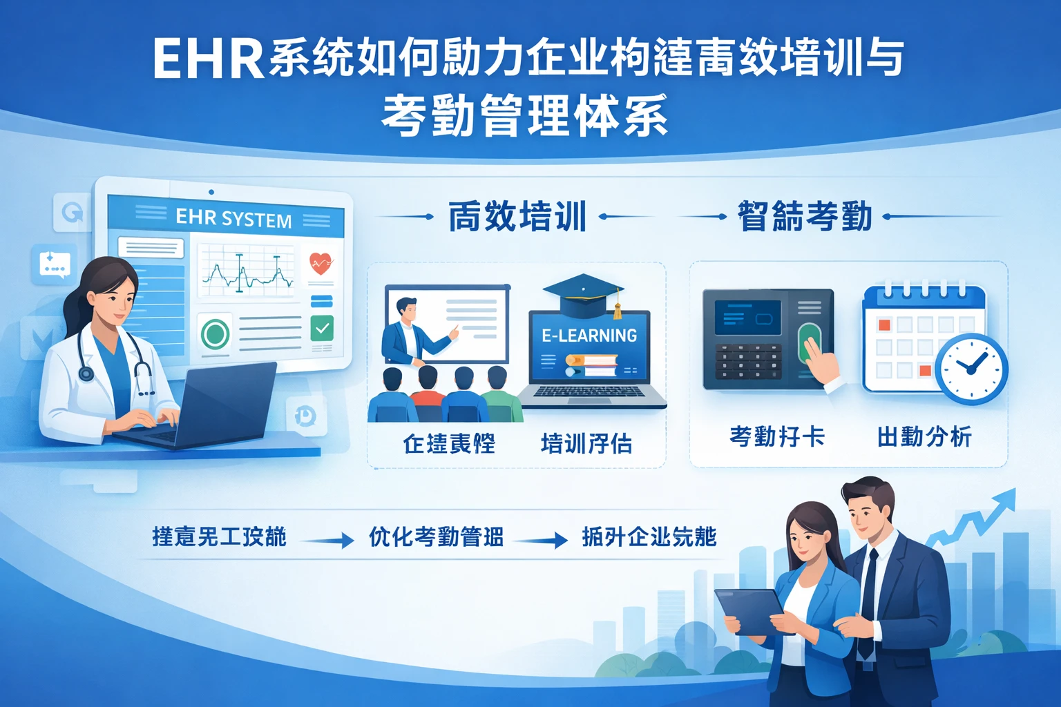 EHR系统如何助力企业构建高效培训与考勤管理体系