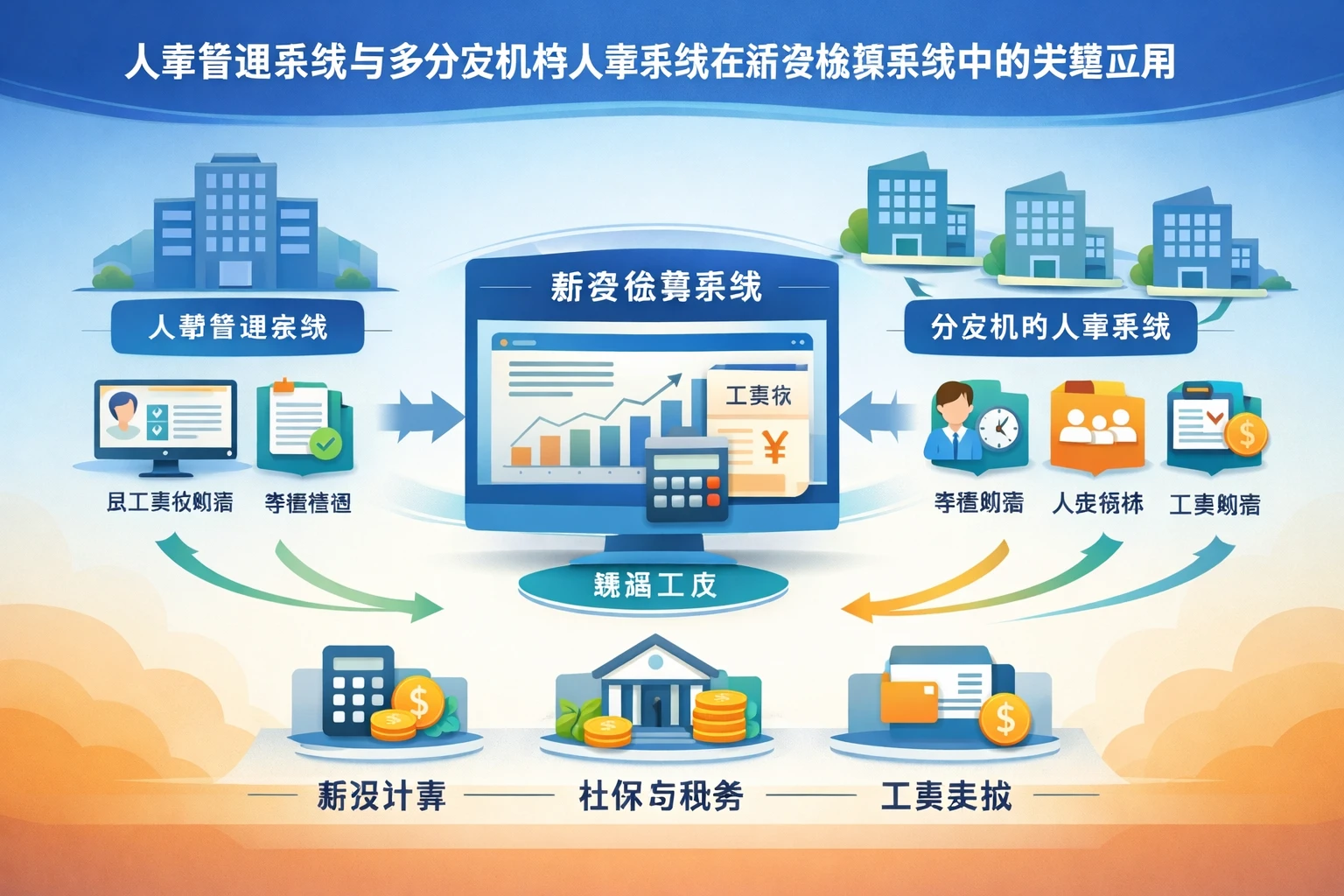 人事管理系统与多分支机构人事系统在薪资核算系统中的关键应用