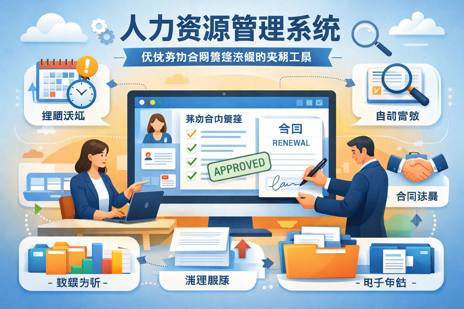 人力资源管理系统：优化劳动合同续签流程的关键工具