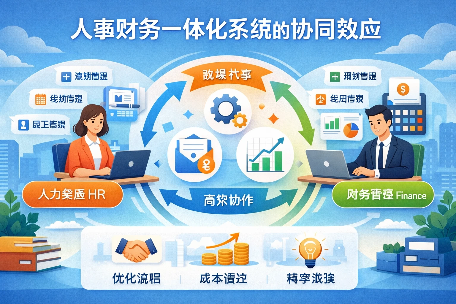 人事财务一体化系统的协同效应