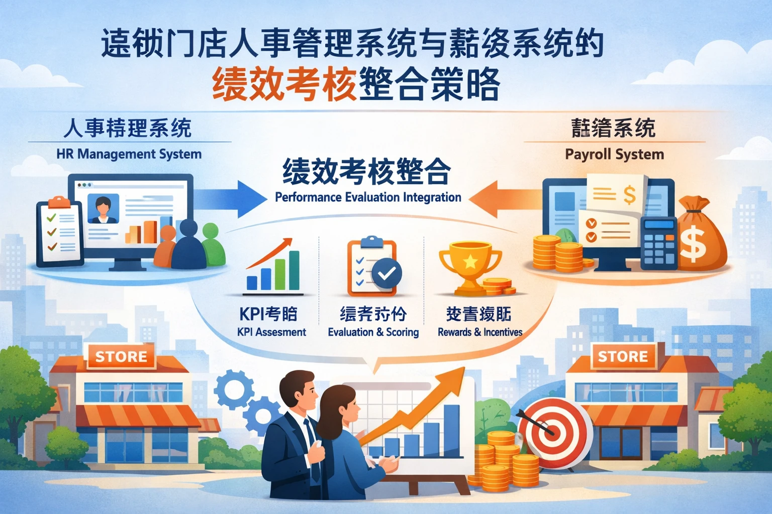 连锁门店人事管理系统与薪资系统的绩效考核整合策略
