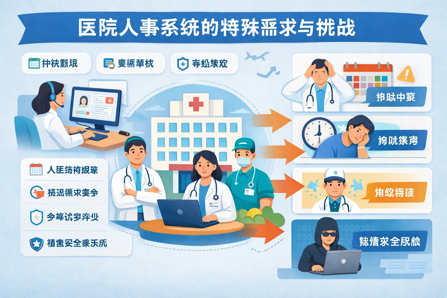 医院人事系统的特殊需求与挑战