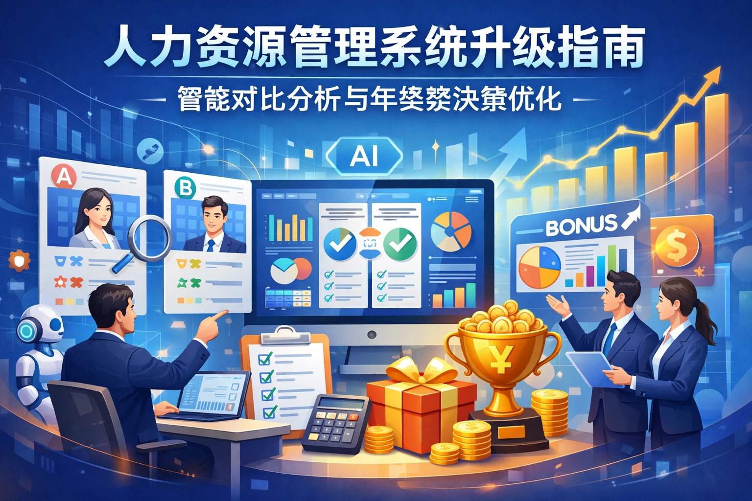 人力资源管理系统升级指南：智能对比分析与年终奖决策优化