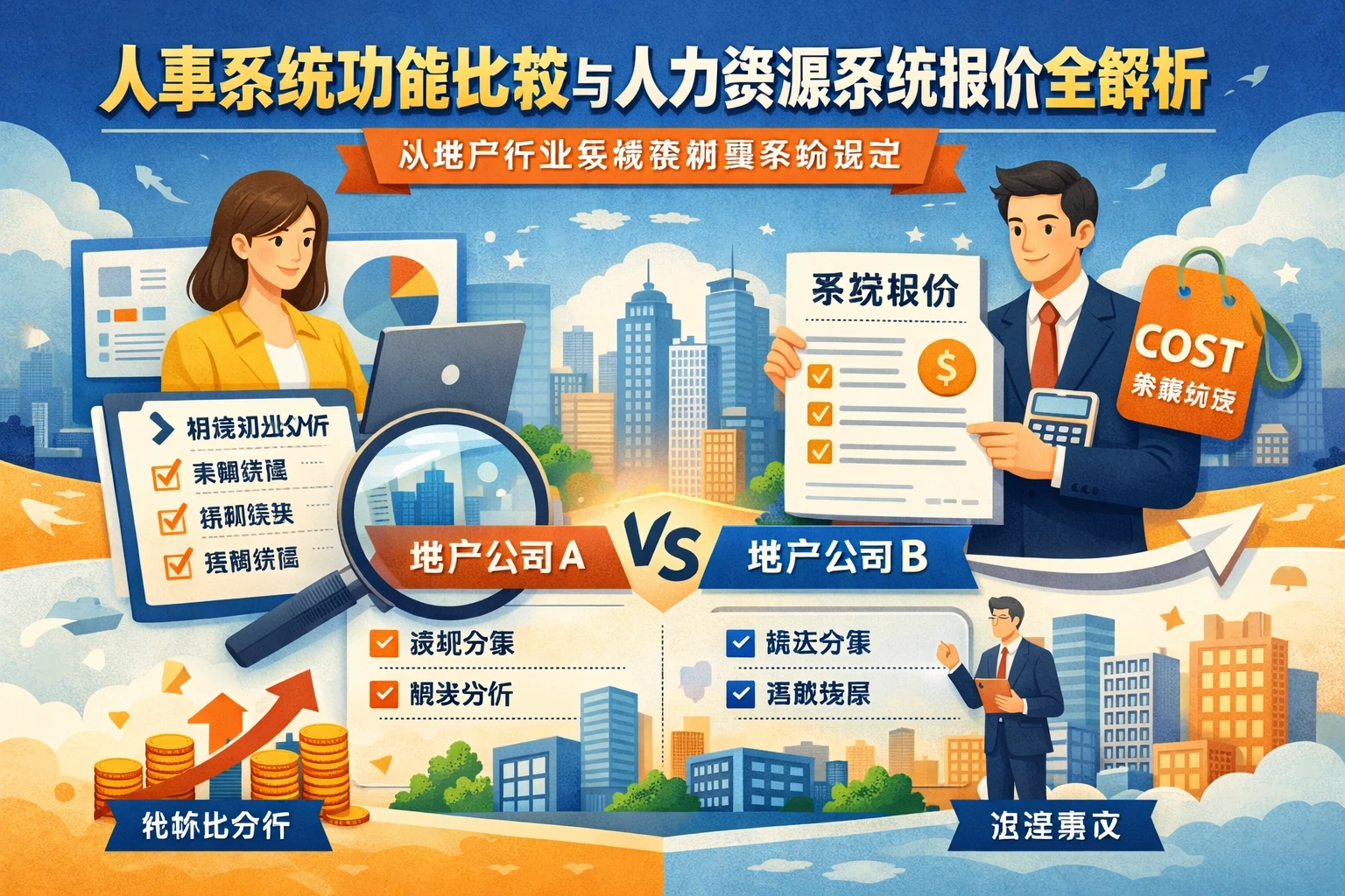 人事系统功能比较与人力资源系统报价全解析：从地产行业实战案例看系统选型