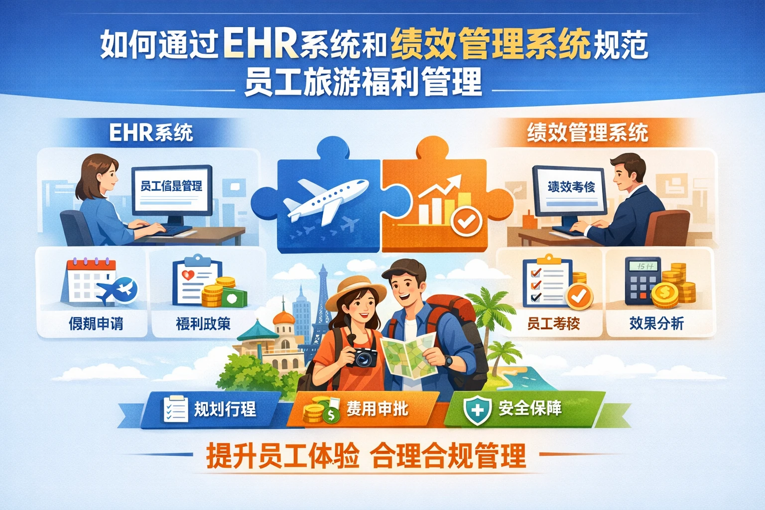 如何通过EHR系统和绩效管理系统规范员工旅游福利管理