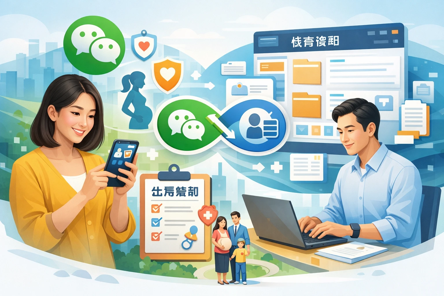 现代人事管理系统在生育福利管理中的创新应用：微信人事系统与人事档案管理系统的协同价值