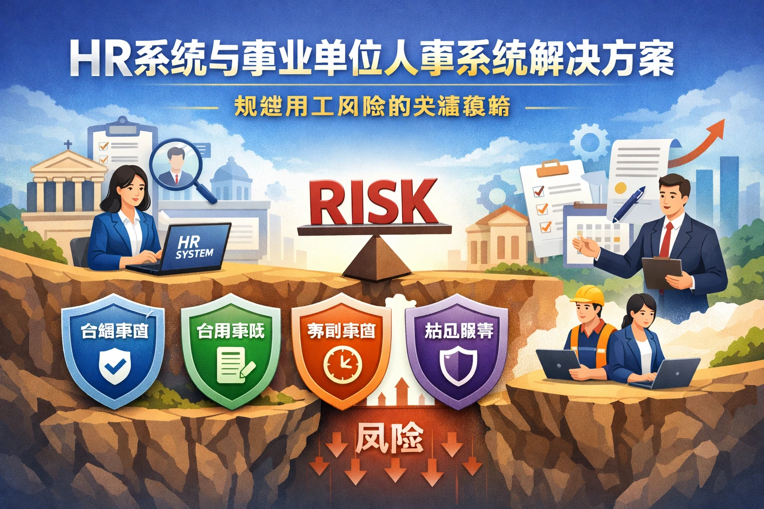 HR系统与事业单位人事系统解决方案：规避用工风险的关键策略